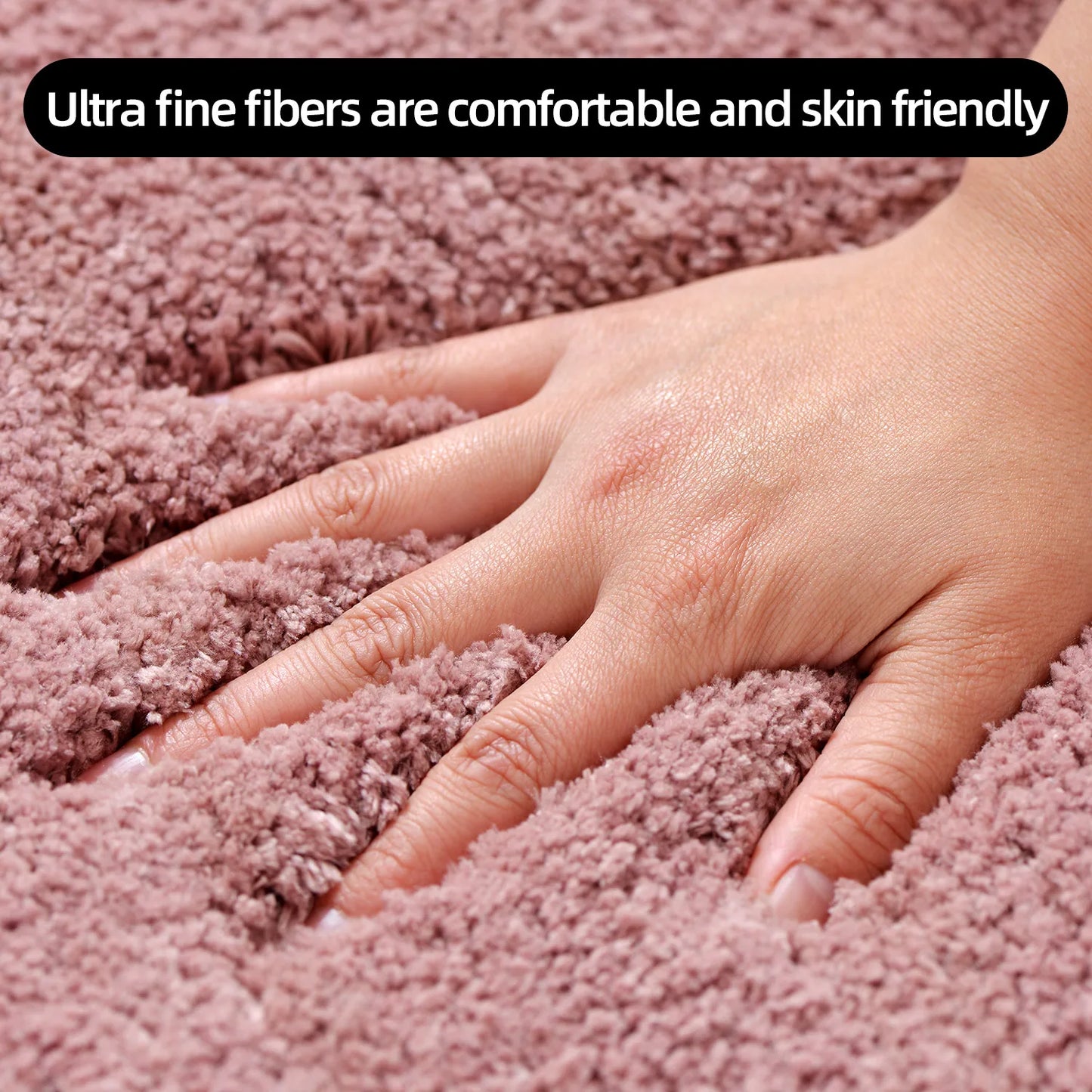 A small bathroom mat, non-slip