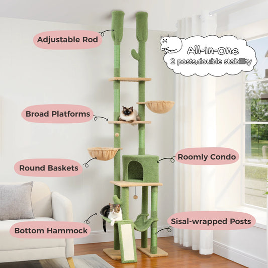 Floor to Ceiling Cat Tree