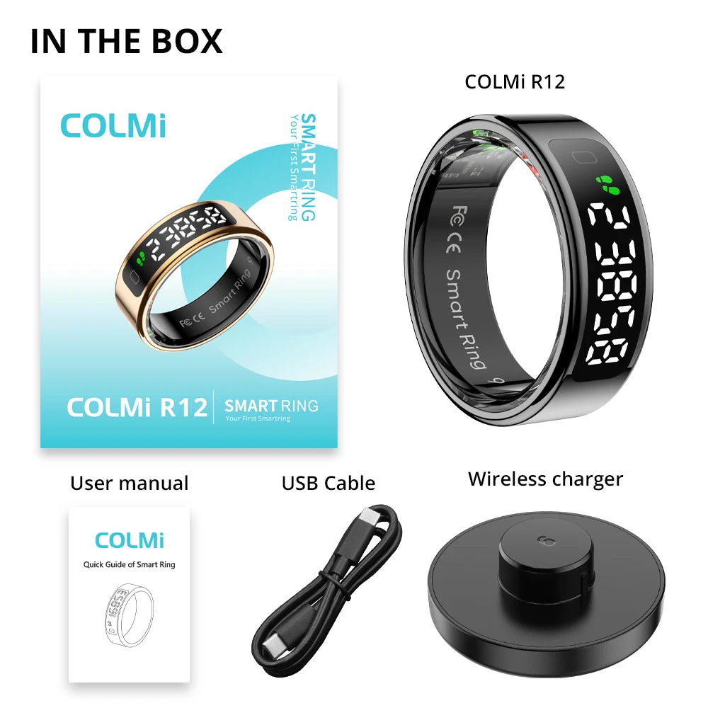 Smart Ring with Display Screen and Touch