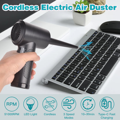 Protable Air Duster for Computer Cleaning