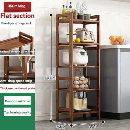 Kitchen shelf, floor standing multi-layer product