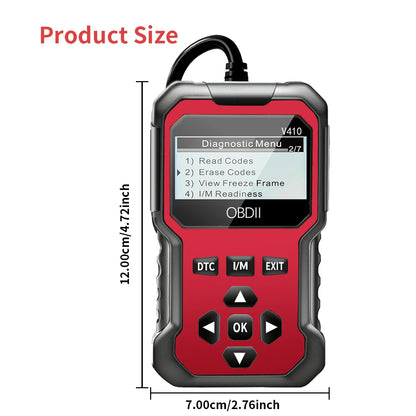 Scanner Diagnostic Tool Code Reader Engine Fault
