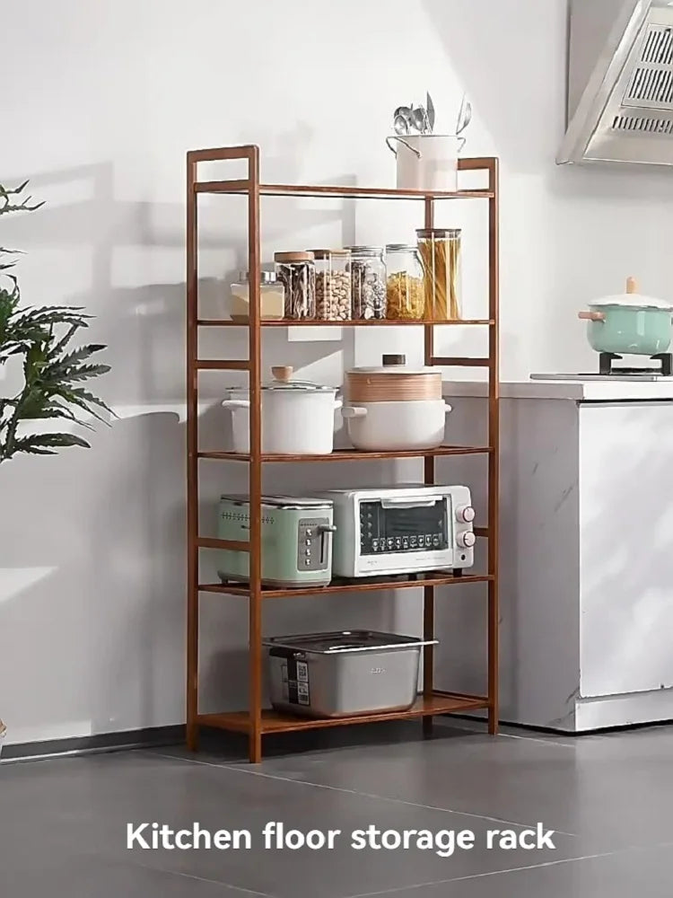 Kitchen shelf, floor standing multi-layer product