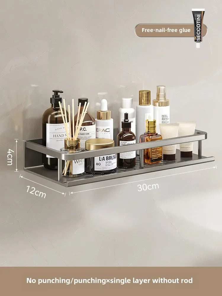 Bathroom storage rack