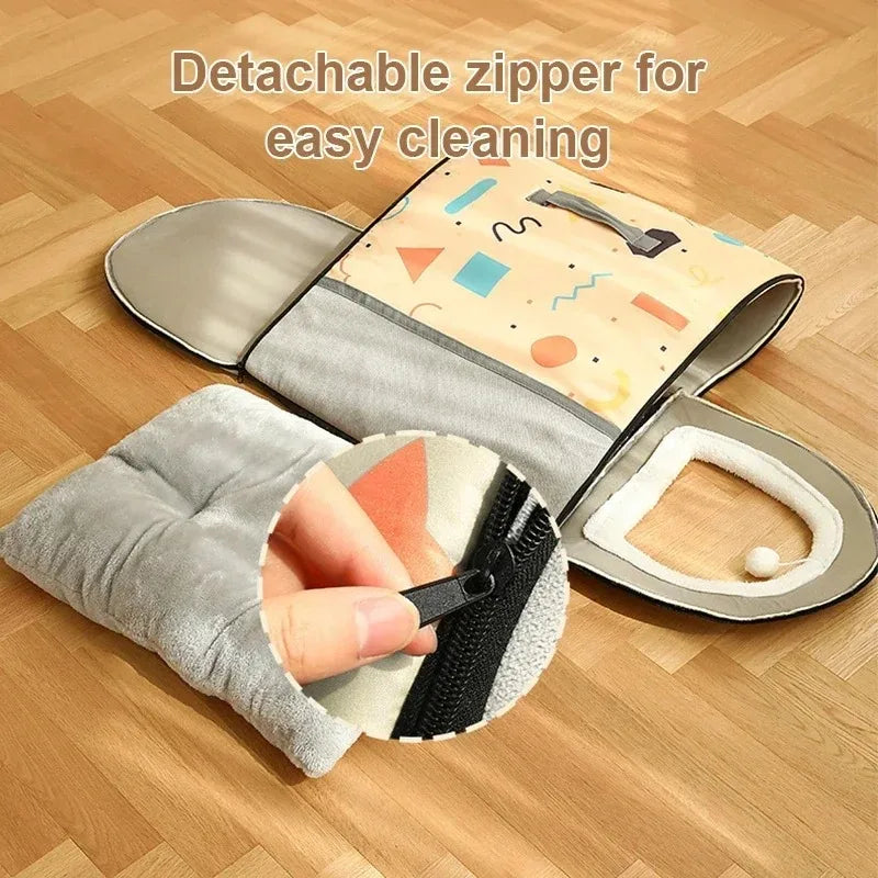 Warm Winter Cat Dog Bed Mat Deep Sleep Tent