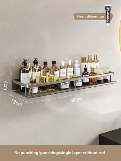 Bathroom storage rack