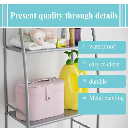 Household Multi functional bathroom floor storage