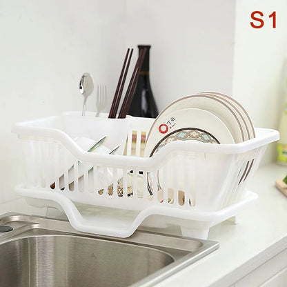 Kitchen Drainage Rack With Drainer Board Countertop