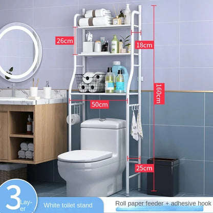 Bathroom Toilet Shelves Storage Rack