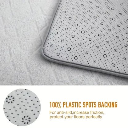 Washroom toilet foot mat U-shaped floor mat