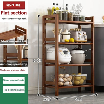 Kitchen shelf, floor standing multi-layer product