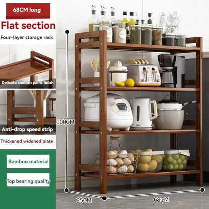 Kitchen shelf, floor standing multi-layer product