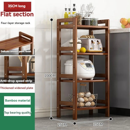 Kitchen shelf, floor standing multi-layer product