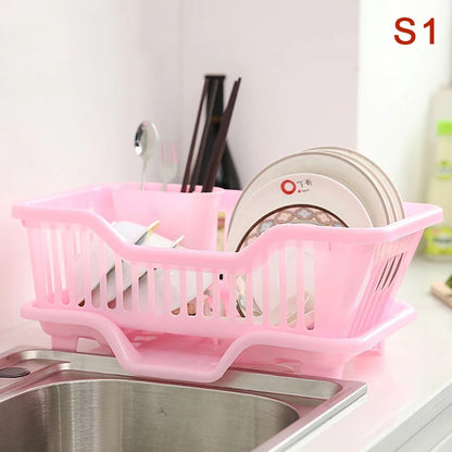 Kitchen Drainage Rack With Drainer Board Countertop