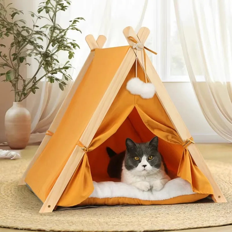 Pet Tent House Foldable and Removable Portable
