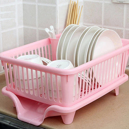 Kitchen Drainage Rack With Drainer Board Countertop