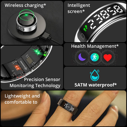 Smart Ring with Display Screen and Touch
