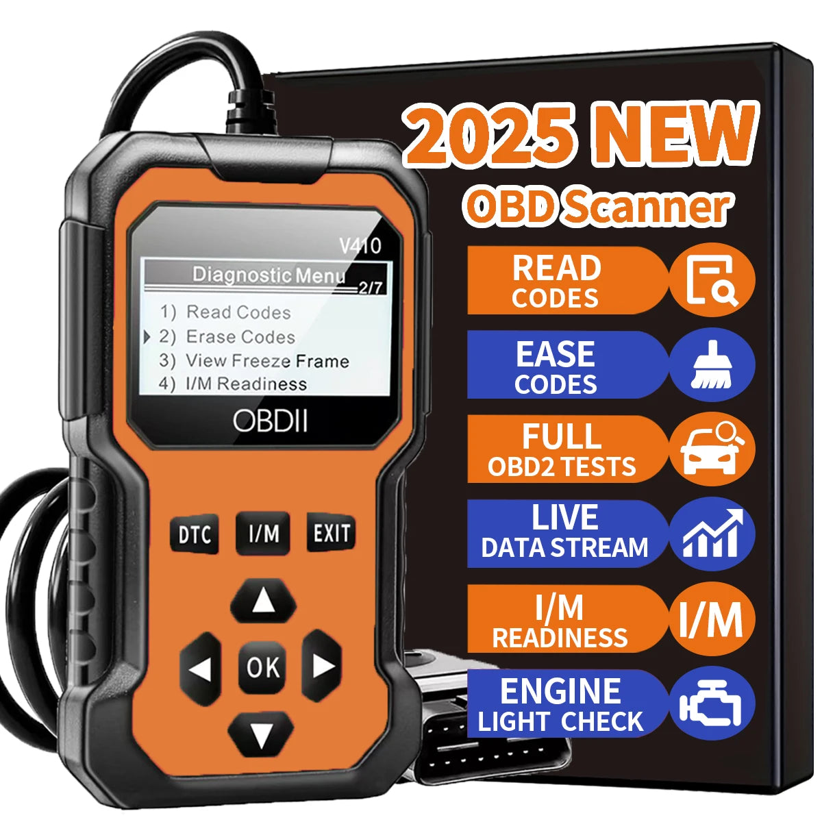 Scanner Diagnostic Tool Code Reader Engine Fault