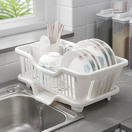 Kitchen Drainage Rack With Drainer Board Countertop