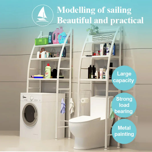 Household Multi functional bathroom floor storage