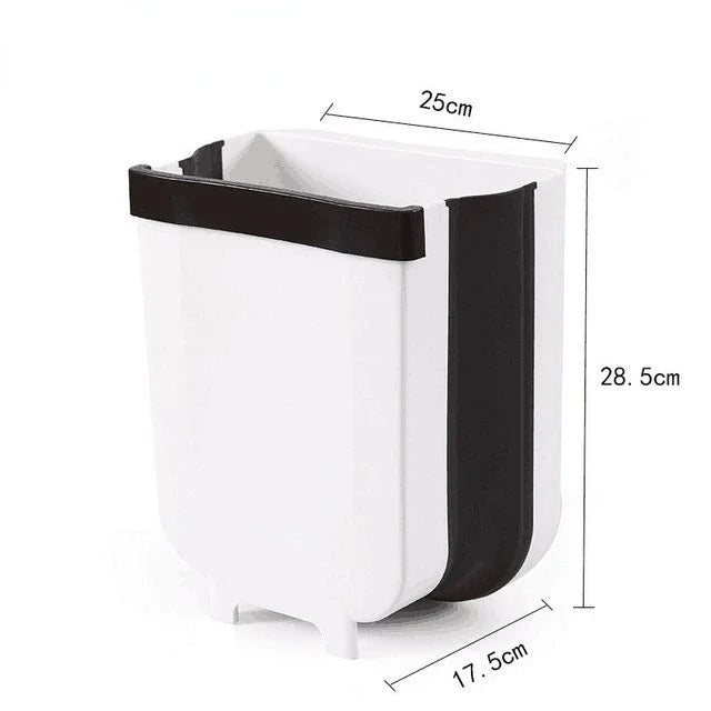 Kitchen Car Trash Can, Folding Garbage Bin