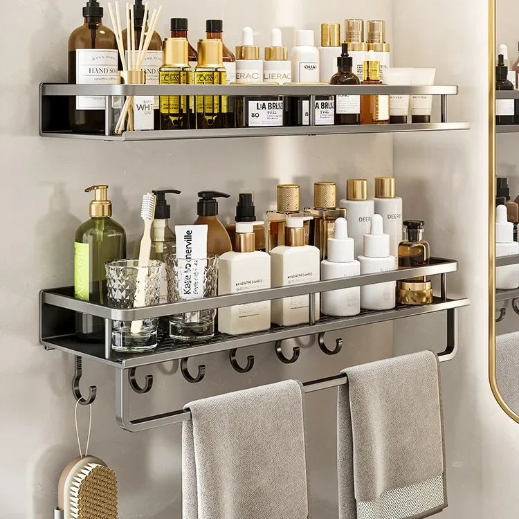 Bathroom storage rack