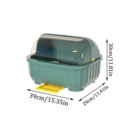 Cabinet with lid, bowl box for storing dishes, dishes