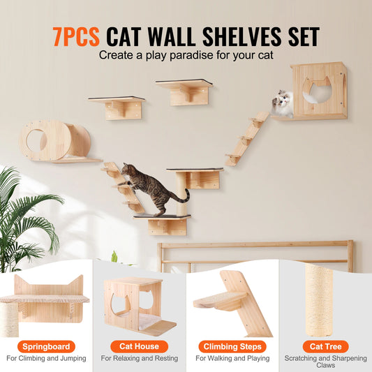 Wall Mounted Cat Shelves
